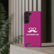 Pink Phone Case With Card Holder