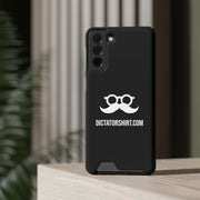 Black Phone Case With Card Holder