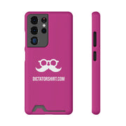 Pink Phone Case With Card Holder