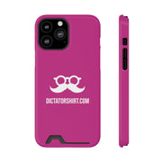 Pink Phone Case With Card Holder