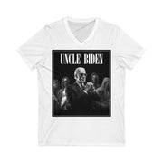 Uncle Biden BW | Men's V-Neck T-Shirt