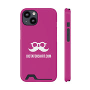 Pink Phone Case With Card Holder