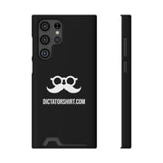 Black Phone Case With Card Holder