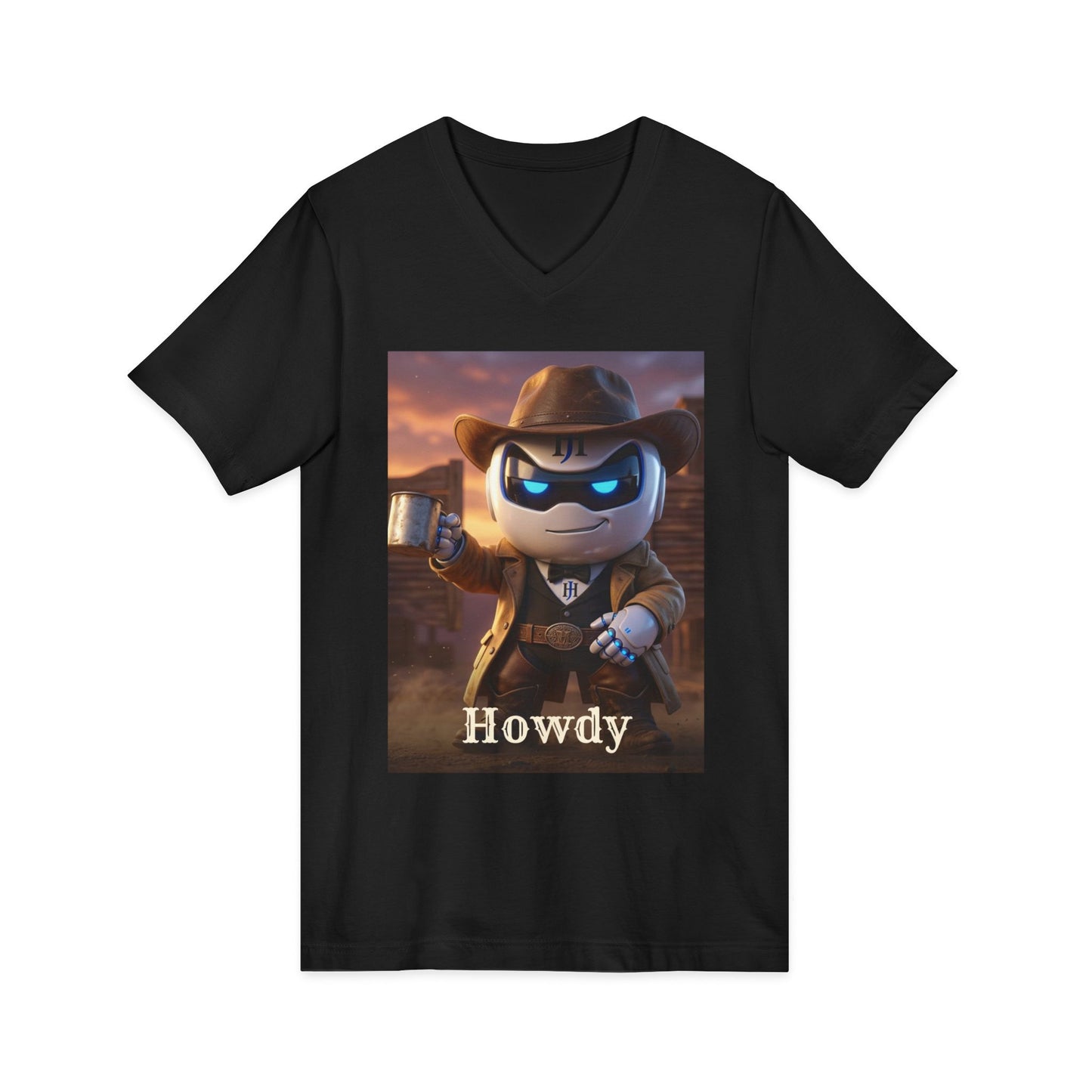 Botson — Howdy | V-Neck T-Shirt