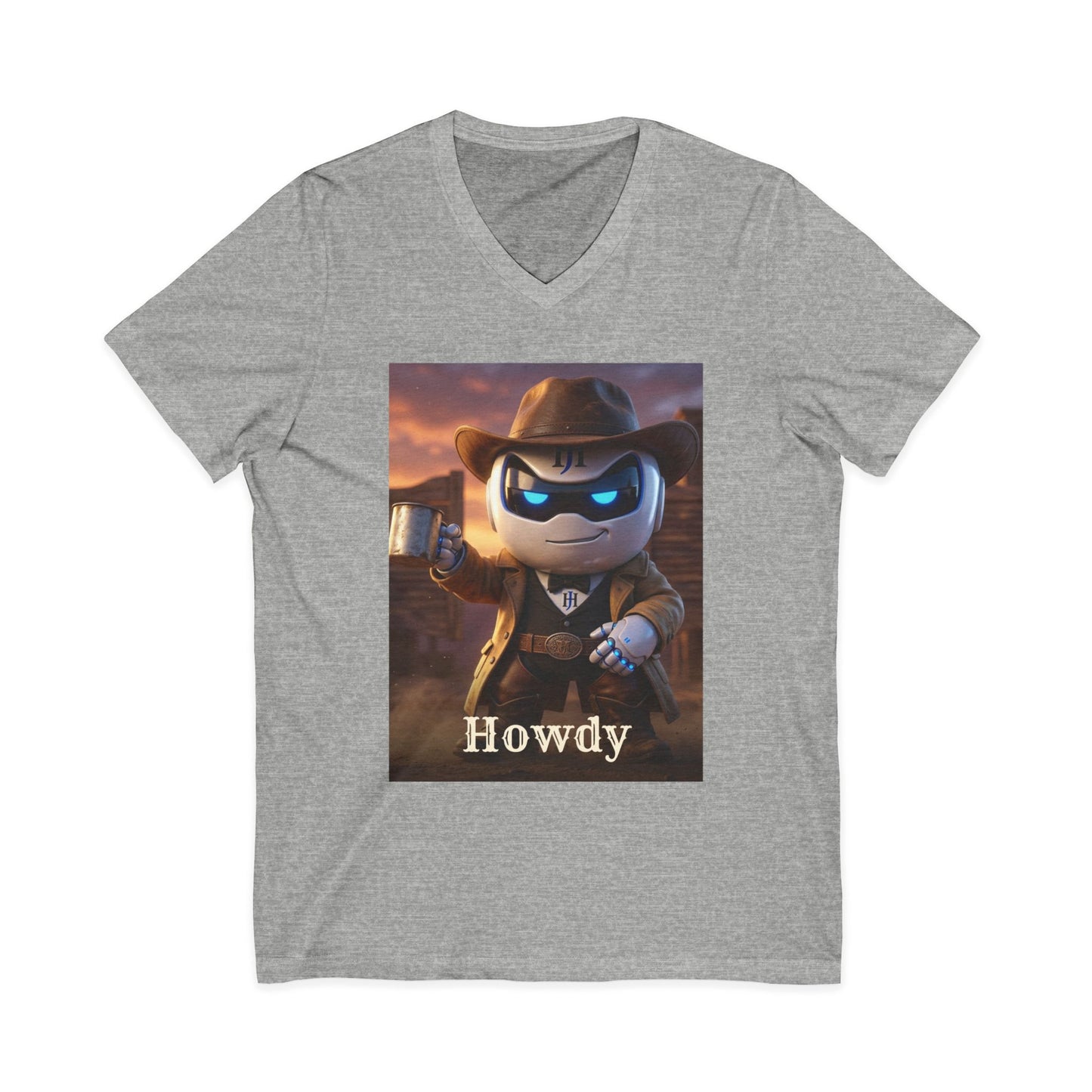 Botson — Howdy | V-Neck T-Shirt