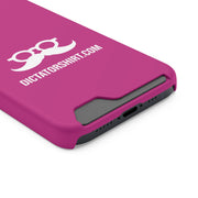Pink Phone Case With Card Holder
