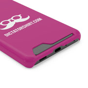 Pink Phone Case With Card Holder