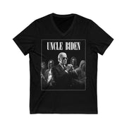 Uncle Biden BW | Men's V-Neck T-Shirt