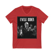 Uncle Biden BW | Men's V-Neck T-Shirt