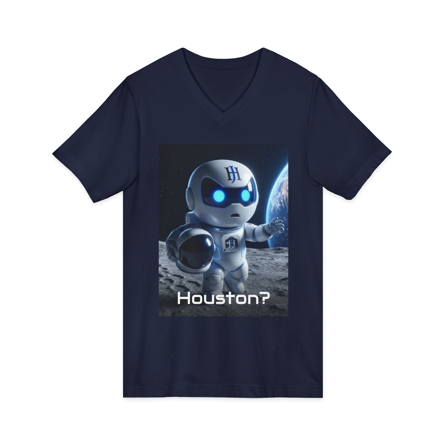 Botson — Houston? | V-Neck T-Shirt