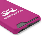 Pink Phone Case With Card Holder