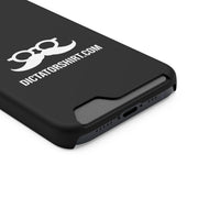 Black Phone Case With Card Holder