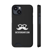 Black Phone Case With Card Holder