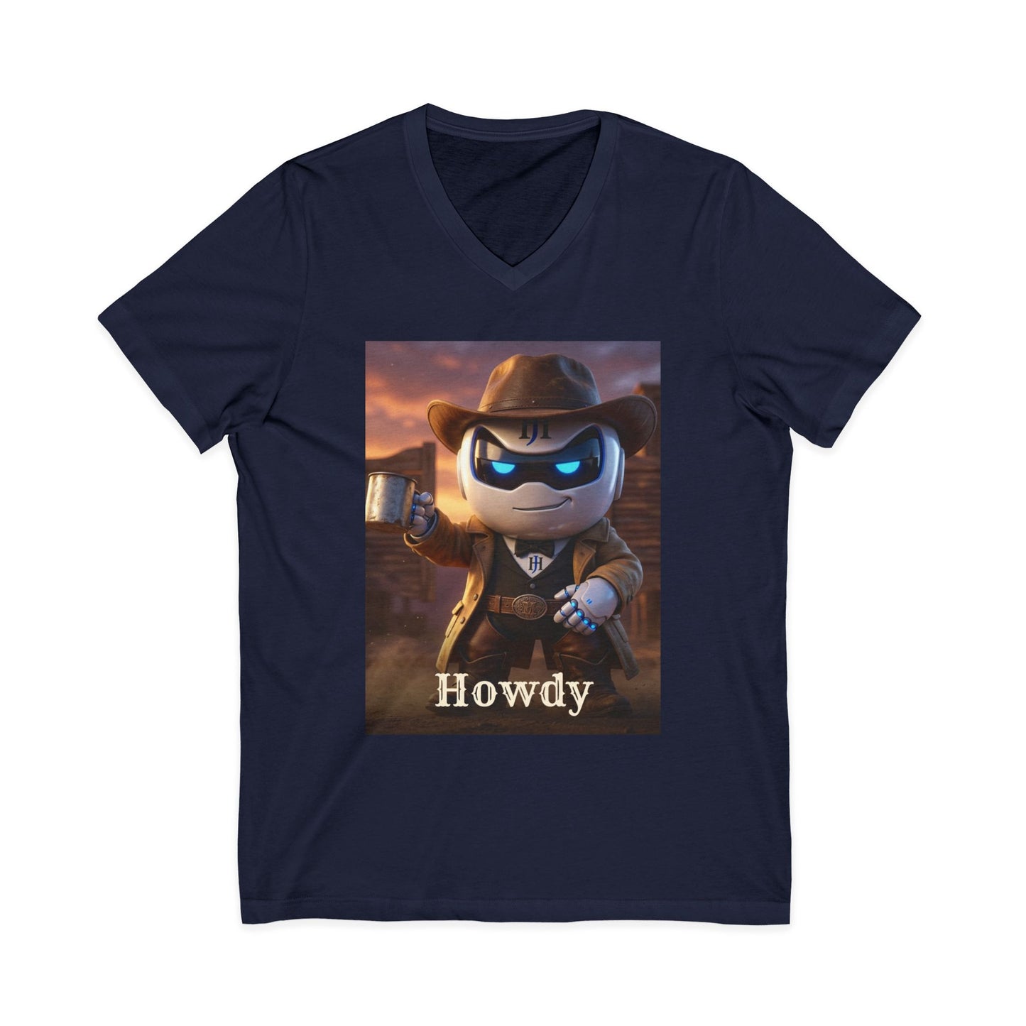 Botson — Howdy | V-Neck T-Shirt