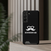 Black Phone Case With Card Holder