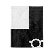 Black Velveteen Microfiber Blanket