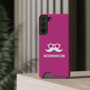 Pink Phone Case With Card Holder