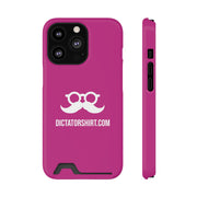 Pink Phone Case With Card Holder