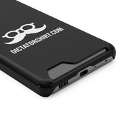 Black Phone Case With Card Holder