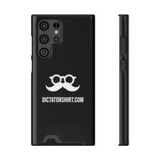 Black Phone Case With Card Holder