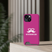 Pink Phone Case With Card Holder