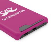 Pink Phone Case With Card Holder
