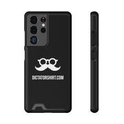 Black Phone Case With Card Holder