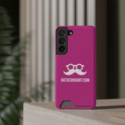 Pink Phone Case With Card Holder