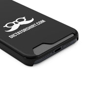 Black Phone Case With Card Holder