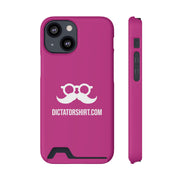 Pink Phone Case With Card Holder