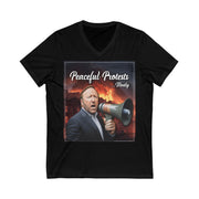 Mostly Peaceful Protest | Men's V-Neck T-Shirt