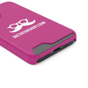 Pink Phone Case With Card Holder