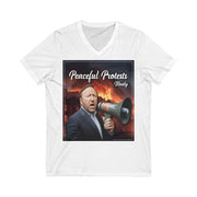 Mostly Peaceful Protest | Men's V-Neck T-Shirt