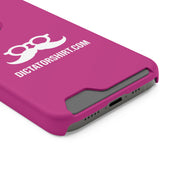 Pink Phone Case With Card Holder