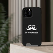 Black Phone Case With Card Holder