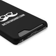 Black Phone Case With Card Holder