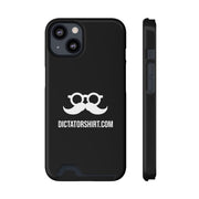 Black Phone Case With Card Holder