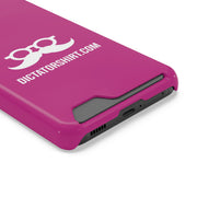 Pink Phone Case With Card Holder