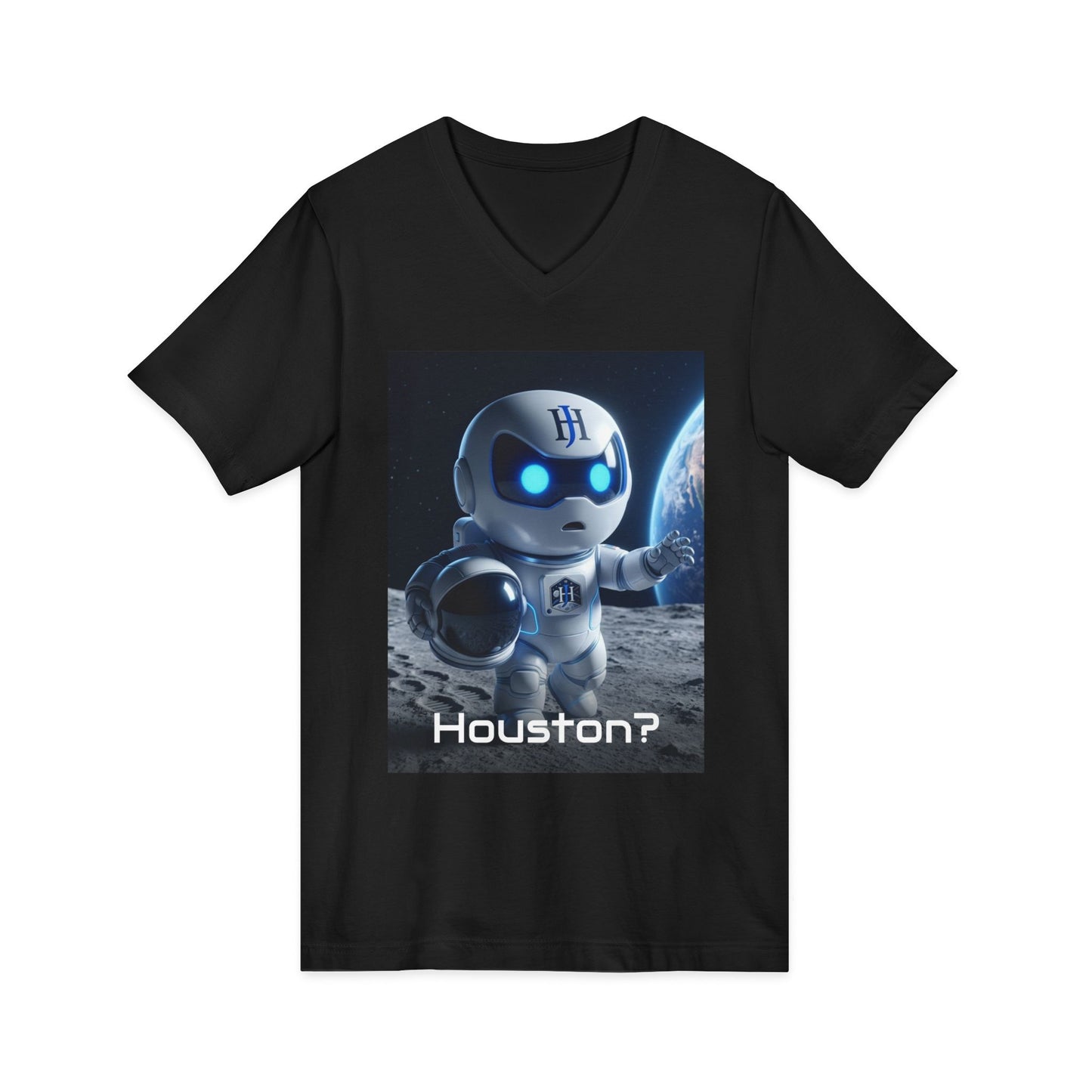 Botson — Houston? | V-Neck T-Shirt