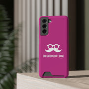 Pink Phone Case With Card Holder