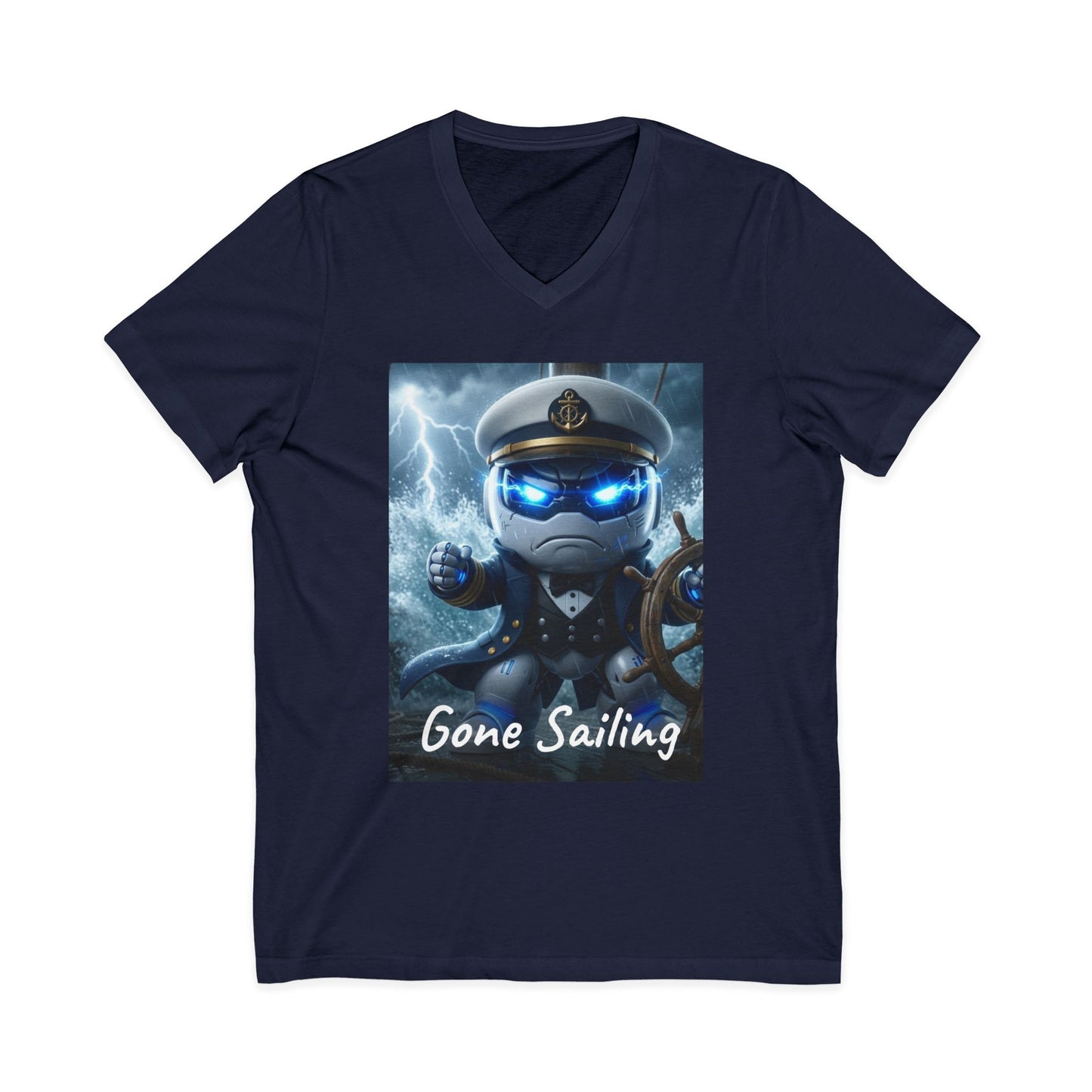 Botson — Gone Sailing | V-Neck T-Shirt