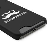 Black Phone Case With Card Holder