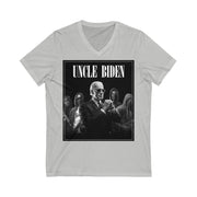 Uncle Biden BW | Men's V-Neck T-Shirt