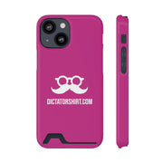 Pink Phone Case With Card Holder