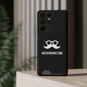 Black Phone Case With Card Holder