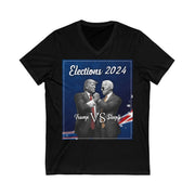 Elections 2024 Trump Vs. Sleepy Joe | Men's V-Neck T-Shirt