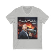 Mostly Peaceful Protest | Men's V-Neck T-Shirt