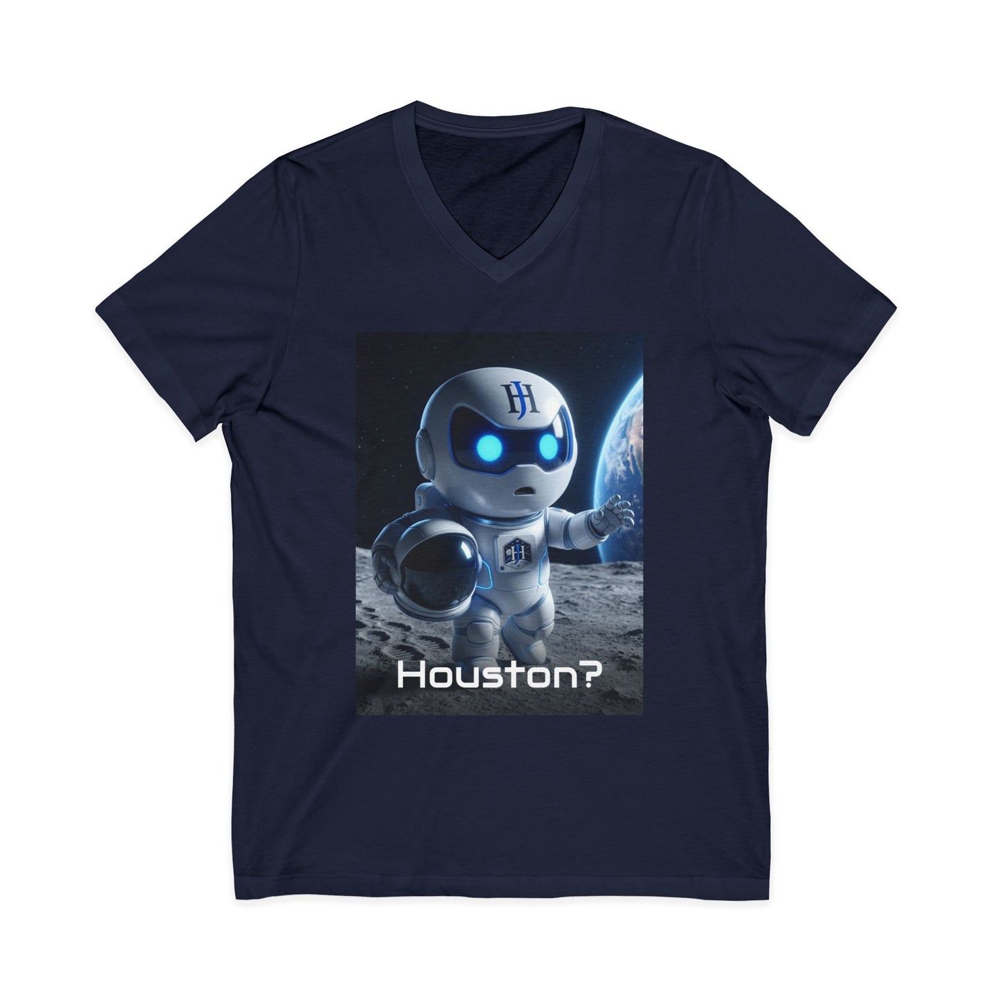 Botson — Houston? | V-Neck T-Shirt