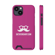 Pink Phone Case With Card Holder