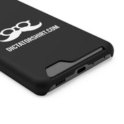 Black Phone Case With Card Holder